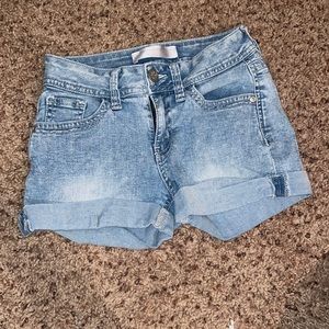 No Boundaries Blue Jean Shorts